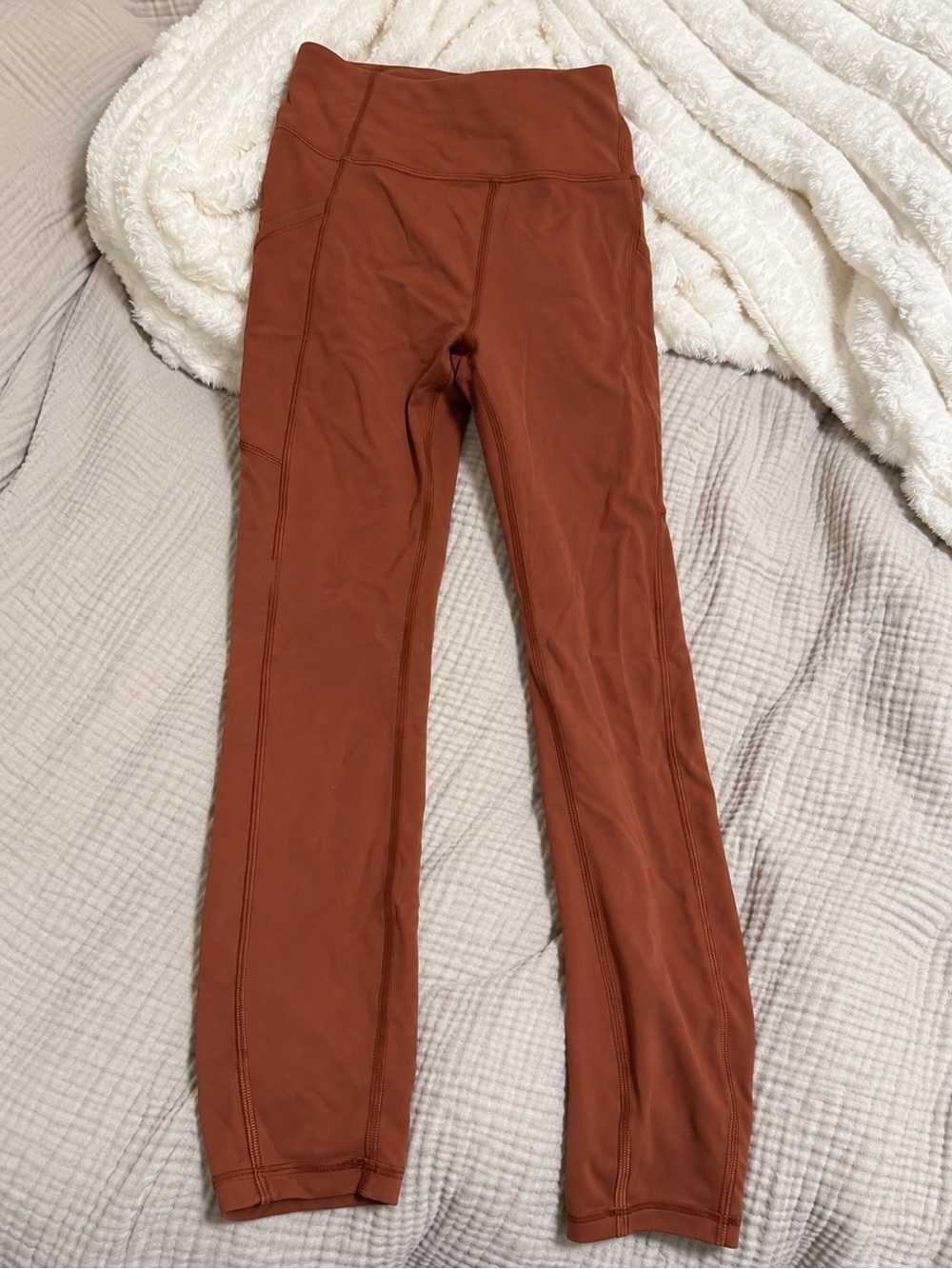 Lululemon Rust High-Rise Leggings